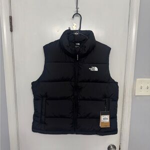 The North Face Midnight Black Quilted Vest- New with tags!